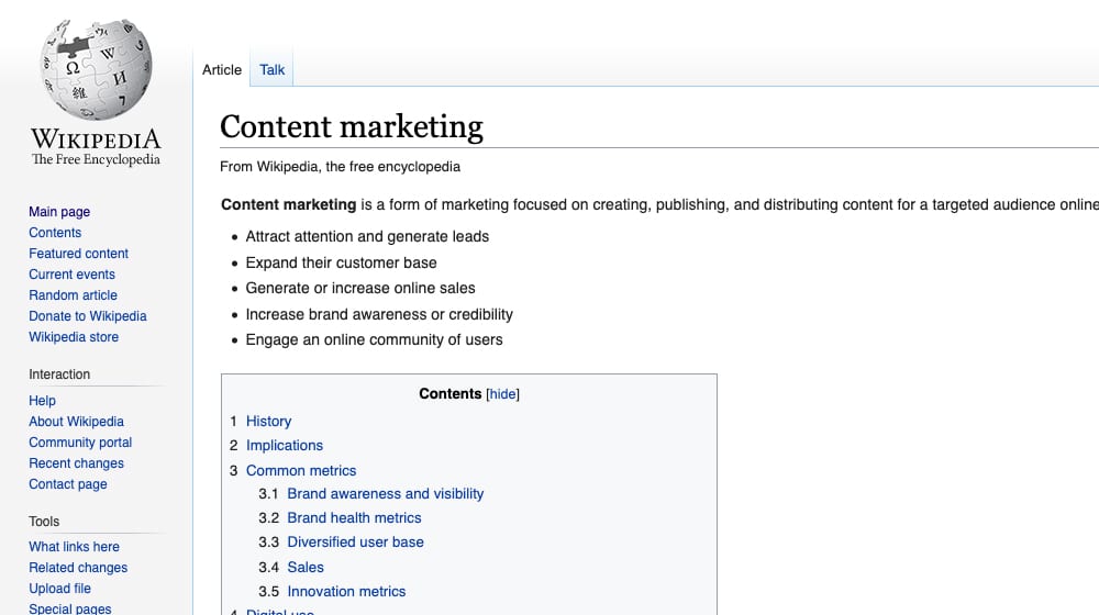 Table Of Contents Plugin