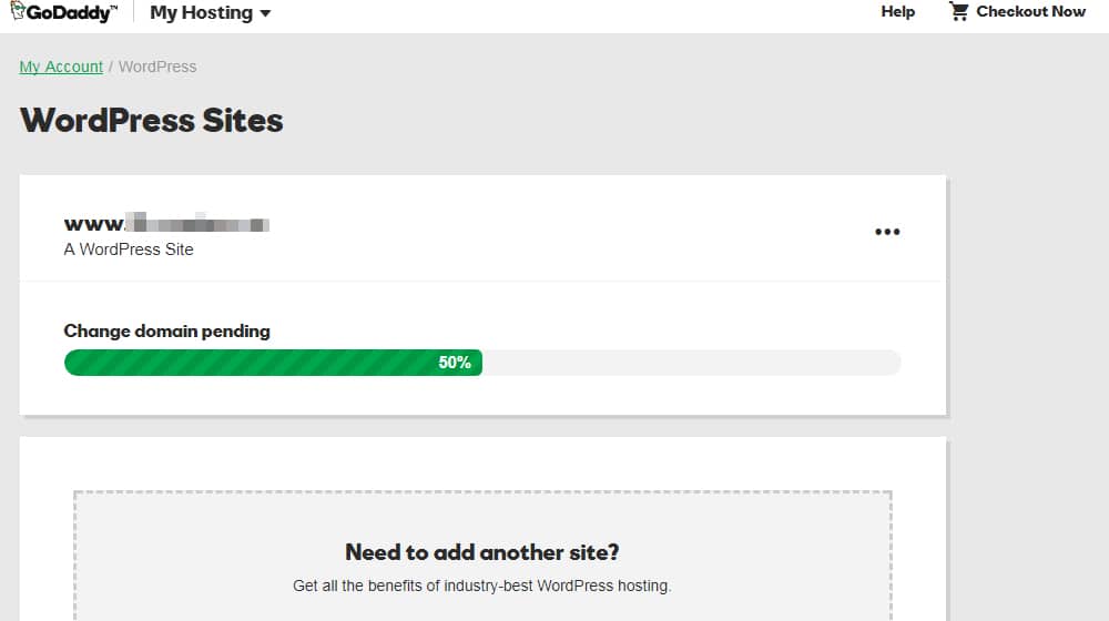 Godaddy Thank You Checkout
