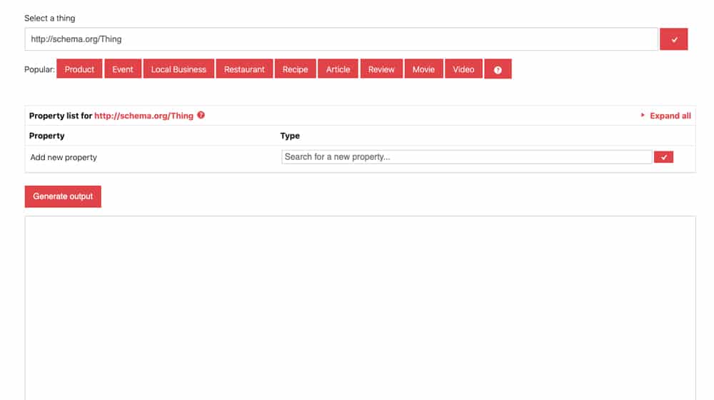 Snip Structured Data Generator