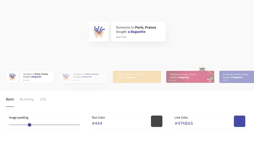 Fomo Theme Builder