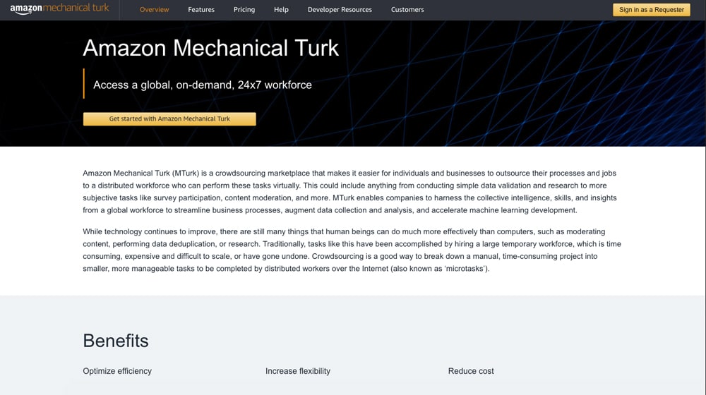 Mturk Website