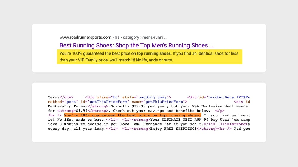 Best Running Shoes Serp Example