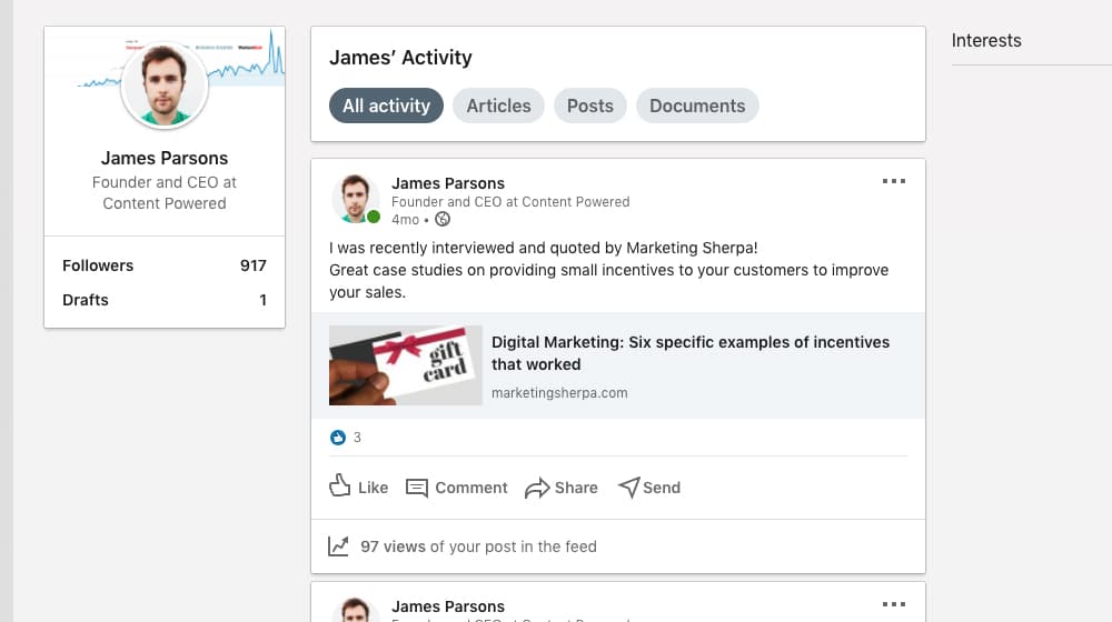 Competition On Linkedin