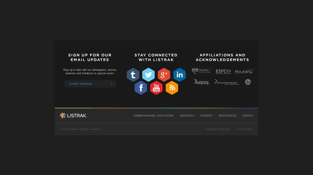 Social Links In Footer