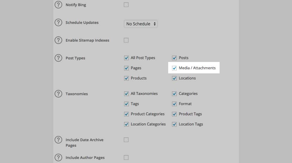 Attachment Page Area In Allinoneseo