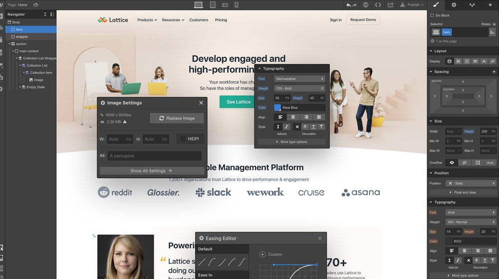 Design In Webflow