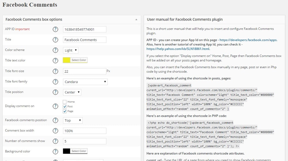 Facebook Comments In Wordpress
