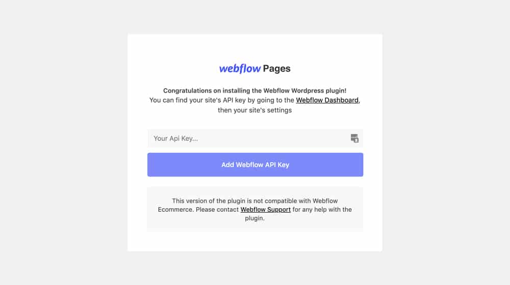Webflow Api In Wordpress