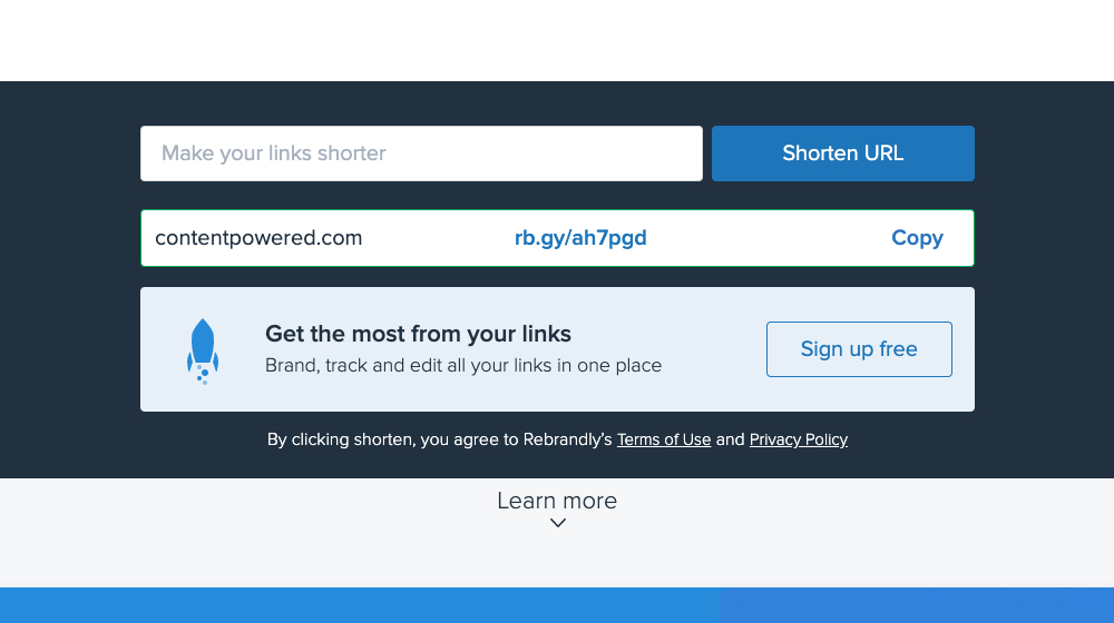 Creating A Shortlink