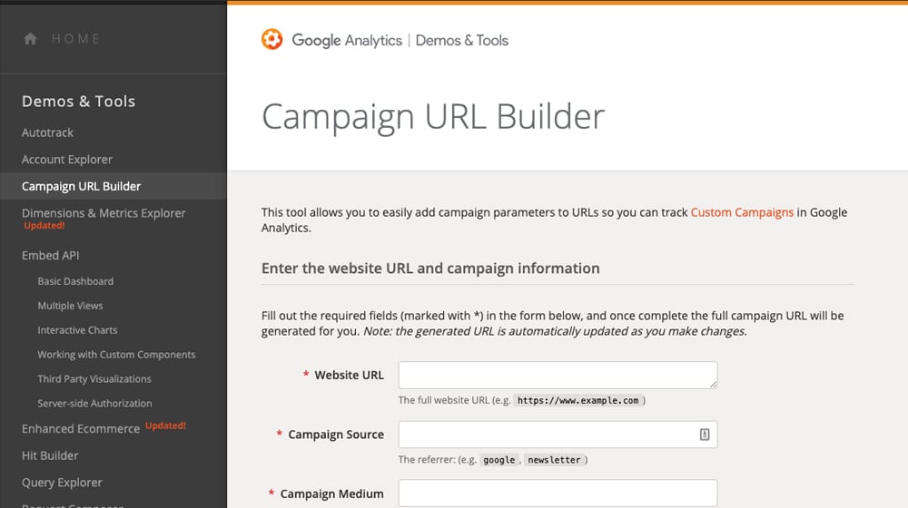 Google Utm Paramaters