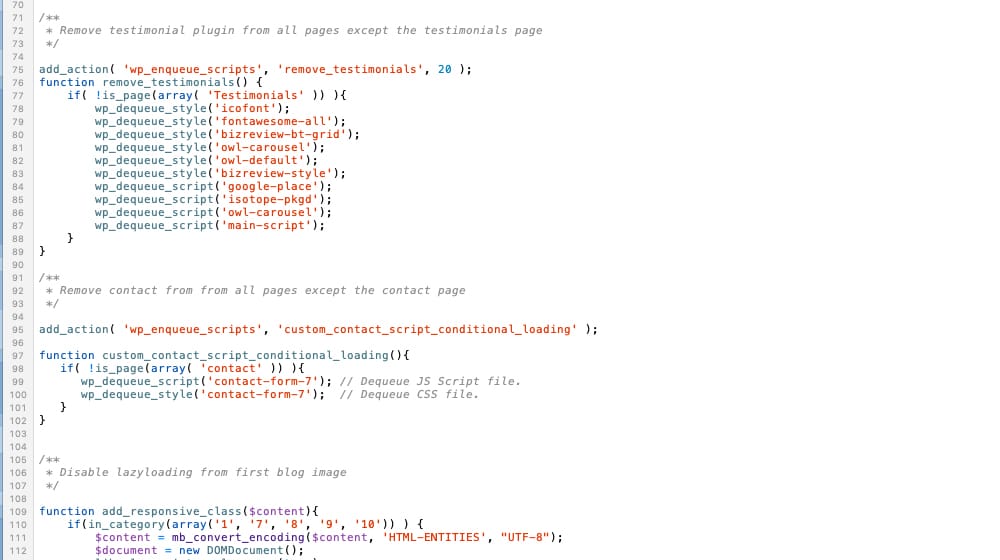 Dequeuing Code From Pages