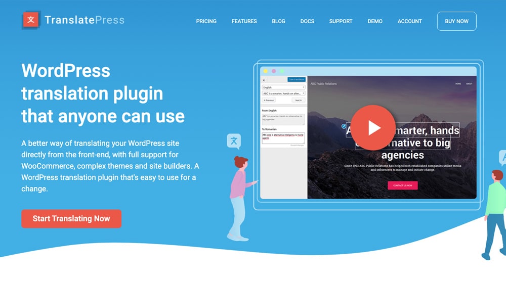 Translatepress Plugin