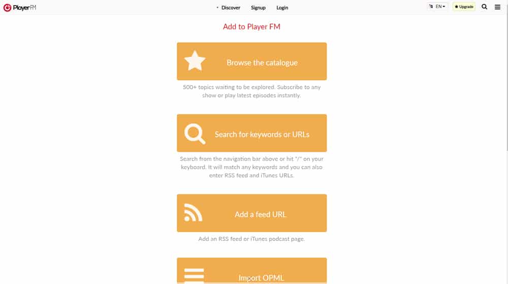 Playerfm Site