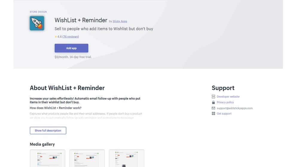 Wishlist And Reminder App
