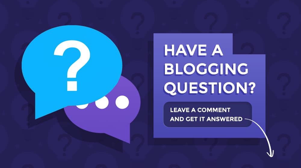 Blogging Question Illustration