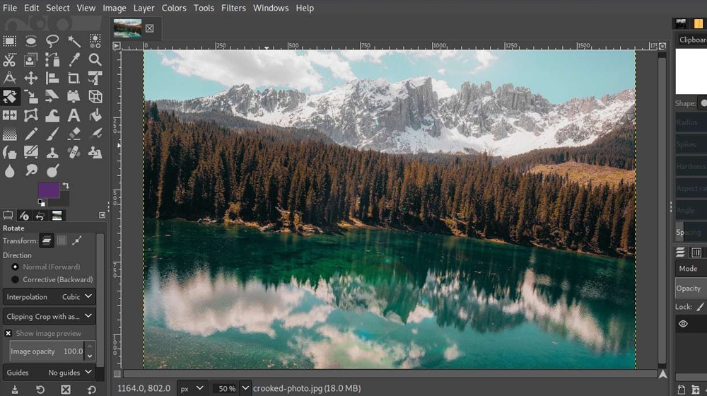 Gimp Photo Editing