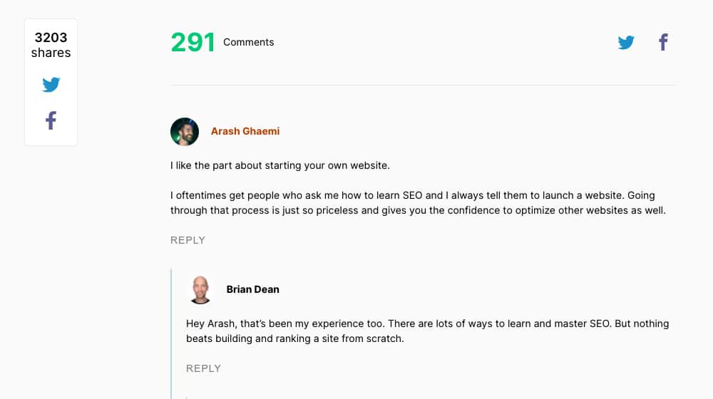 Comments On A Blog