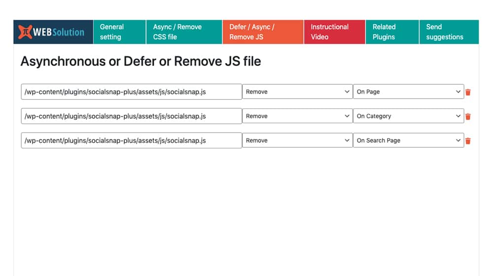 Asset Cleanup Example For Social Buttons