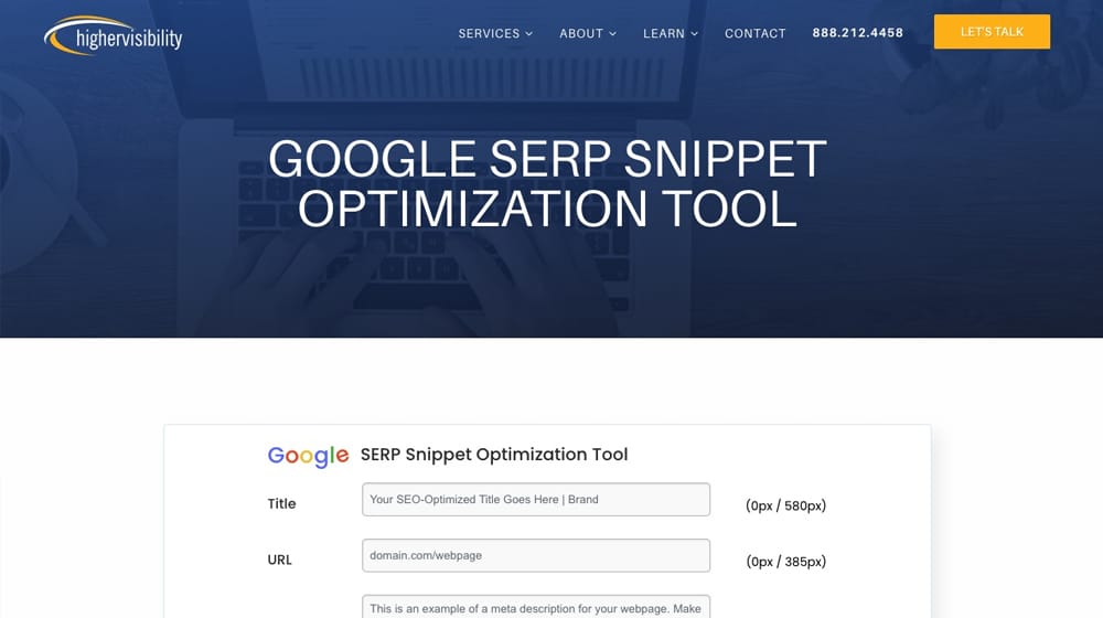 Higher Visibility Serp