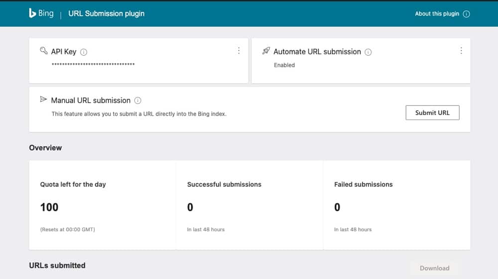 Bing Wordpress Plugin