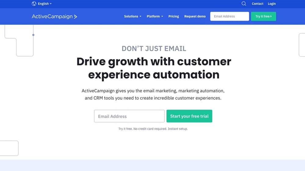 Activecampaign Homepage