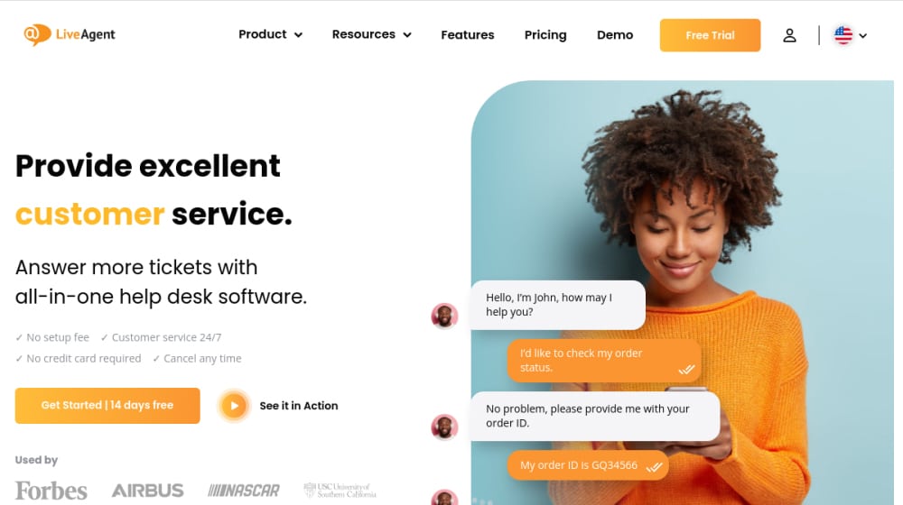 Liveagent Homepage