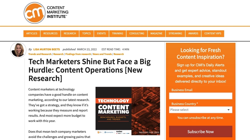 Cmi Example 1