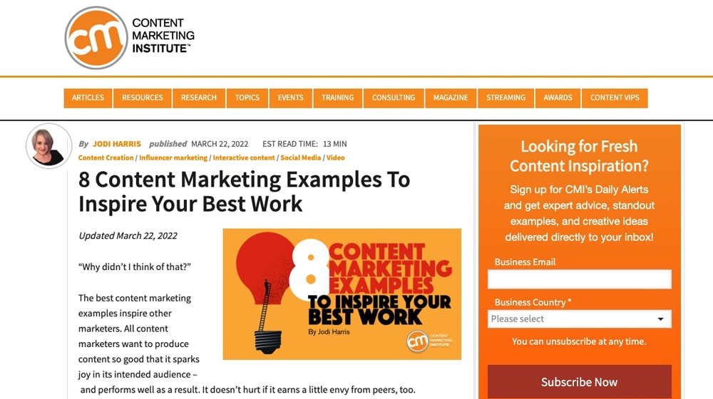 Cmi Example 2