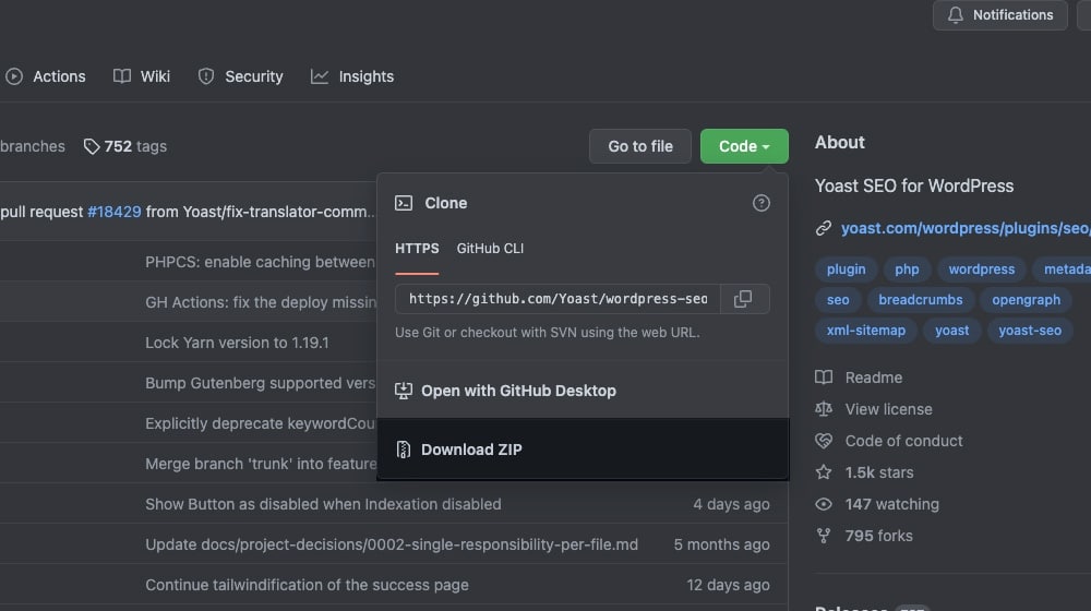 Download Zip On Github