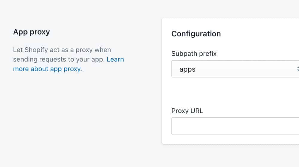 App Proxies On Shopify