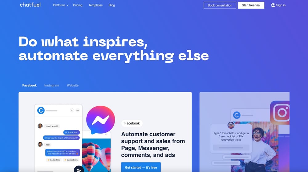 Chatfuel Chatbot