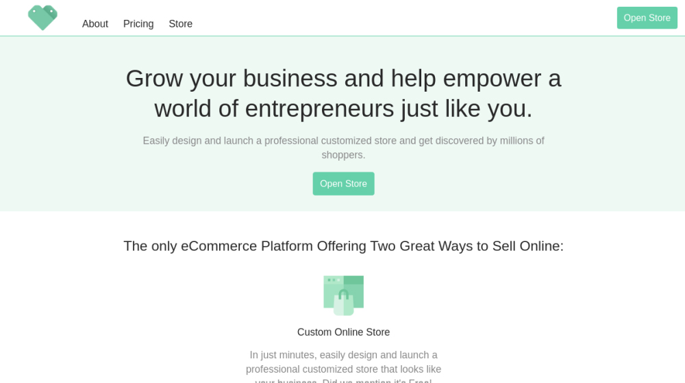 Storeenvy Open A Store Page