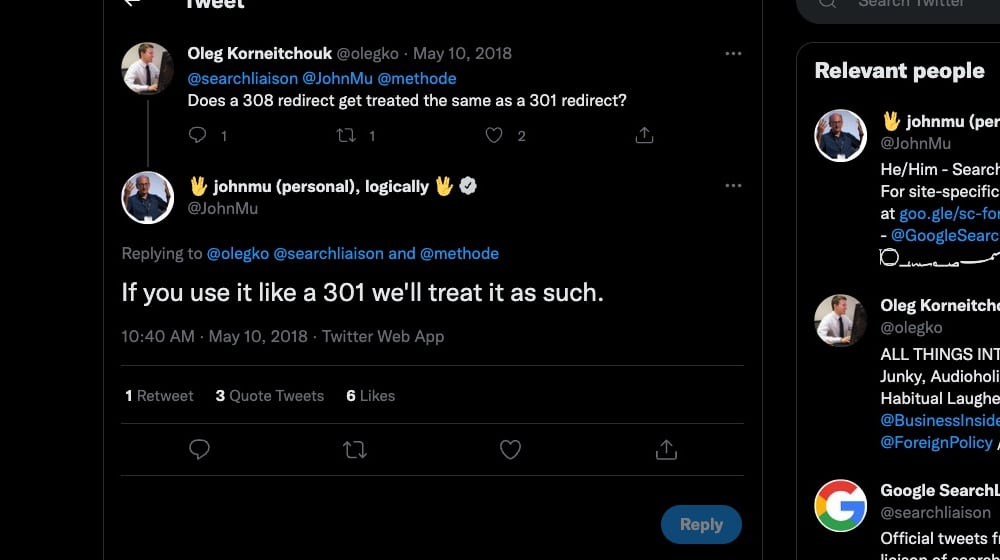 Treating 308 And 301 The Same