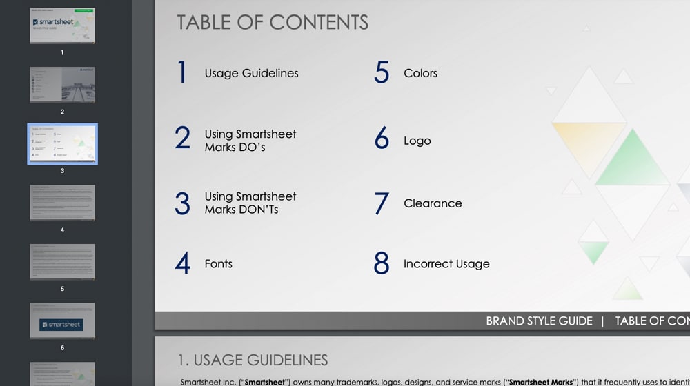 Example Brand Guidelines Pdf