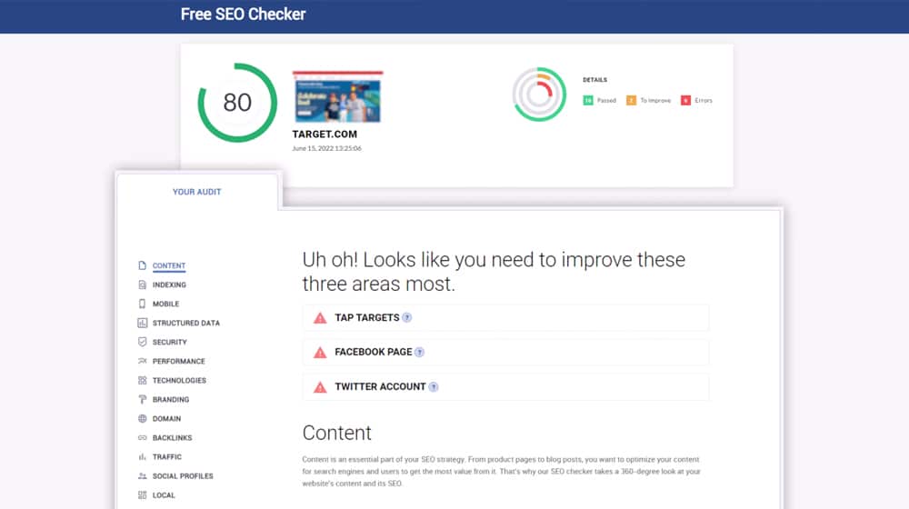 The Webfx Seo Checker