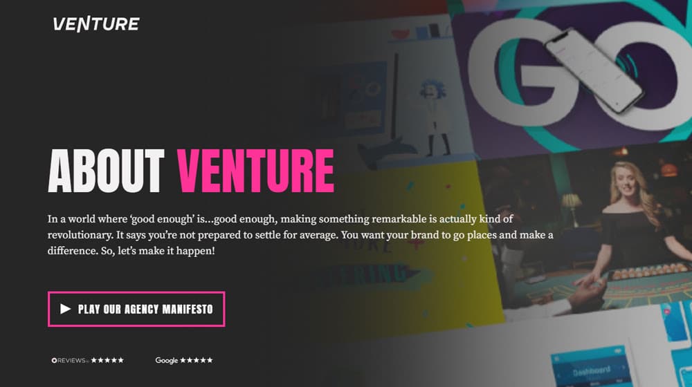 An About Page With Video