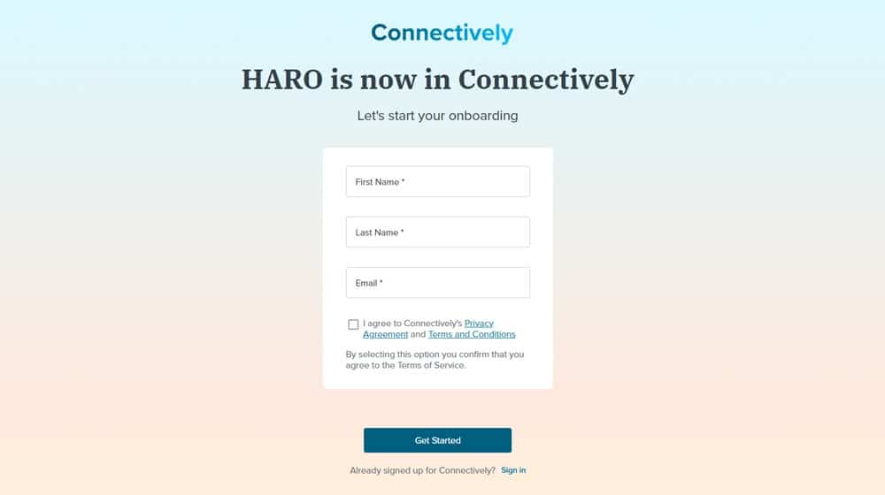 Haro Is Now In Connectively