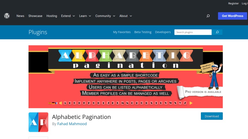 Alphabetic