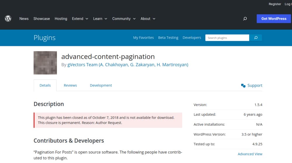 Dead Plugin