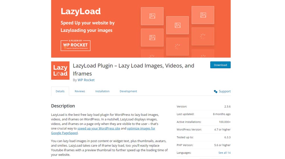 Wp Rocket Lazyload Plugin