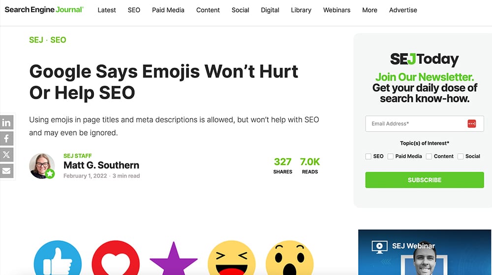 Emoji Seo-Impact