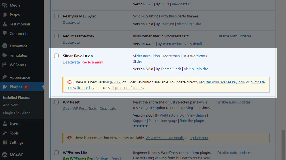 A Plugin Update