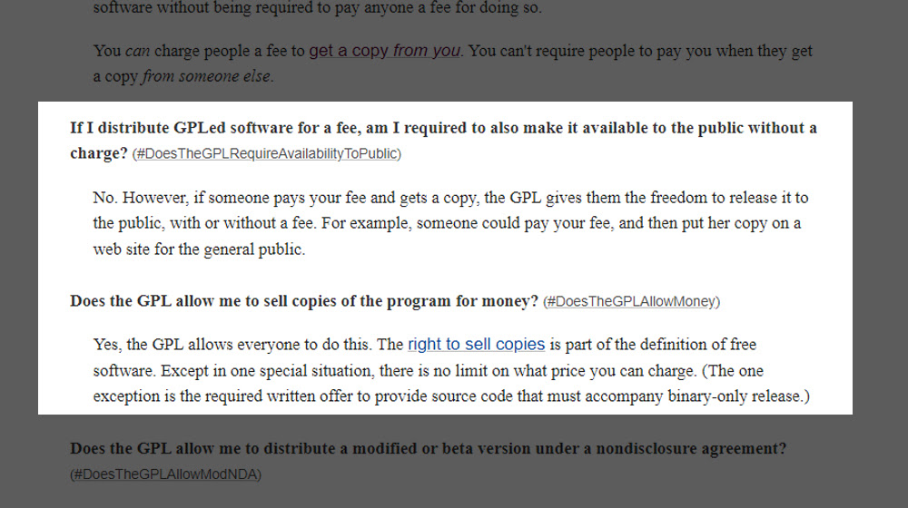 Gpl Faq Answers