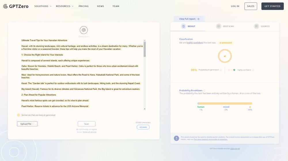 Gptzero Ai Detector