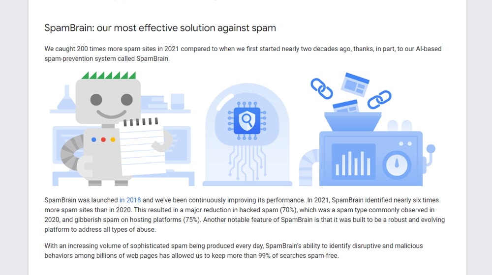 Google Spambrain