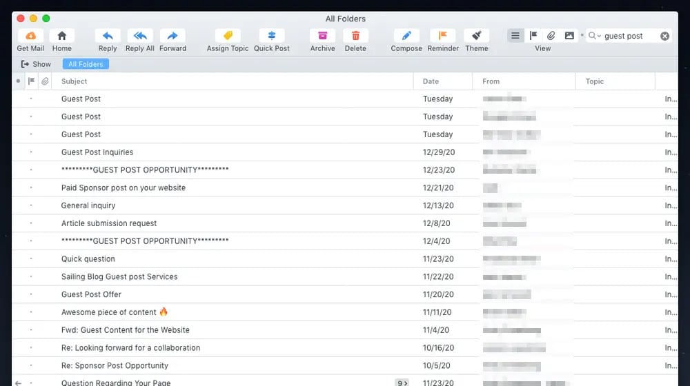 Guest Post Spam Emails