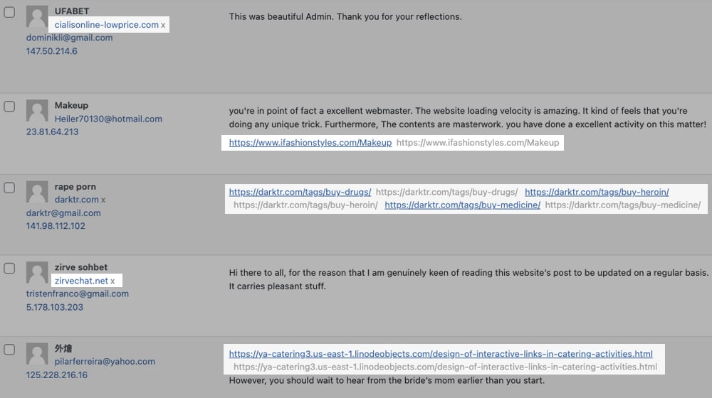 Url In Each