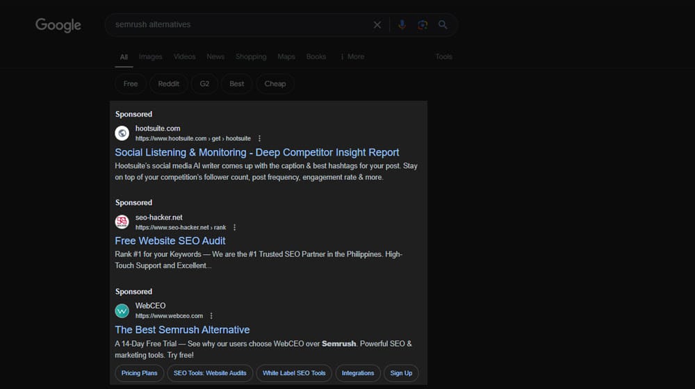 Paid Search Ads On Google