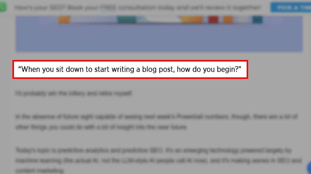 The Leading Question