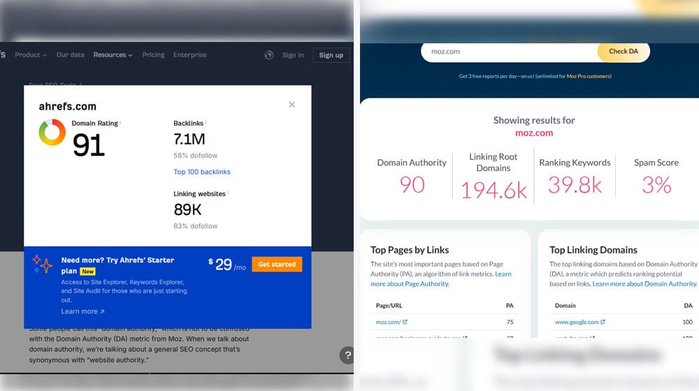 Why Domain Authority Can Be Different Between Tools